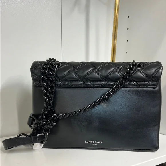 ๐ฅ๐ฅ Kurt Geiger London Kensington Quilted crossbody/ Shoulder Bag - Black - Picture 16 of 16